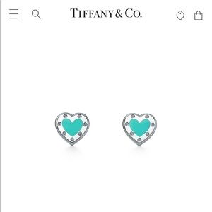 Tiffany Love Heart Earrings - Never Worn!